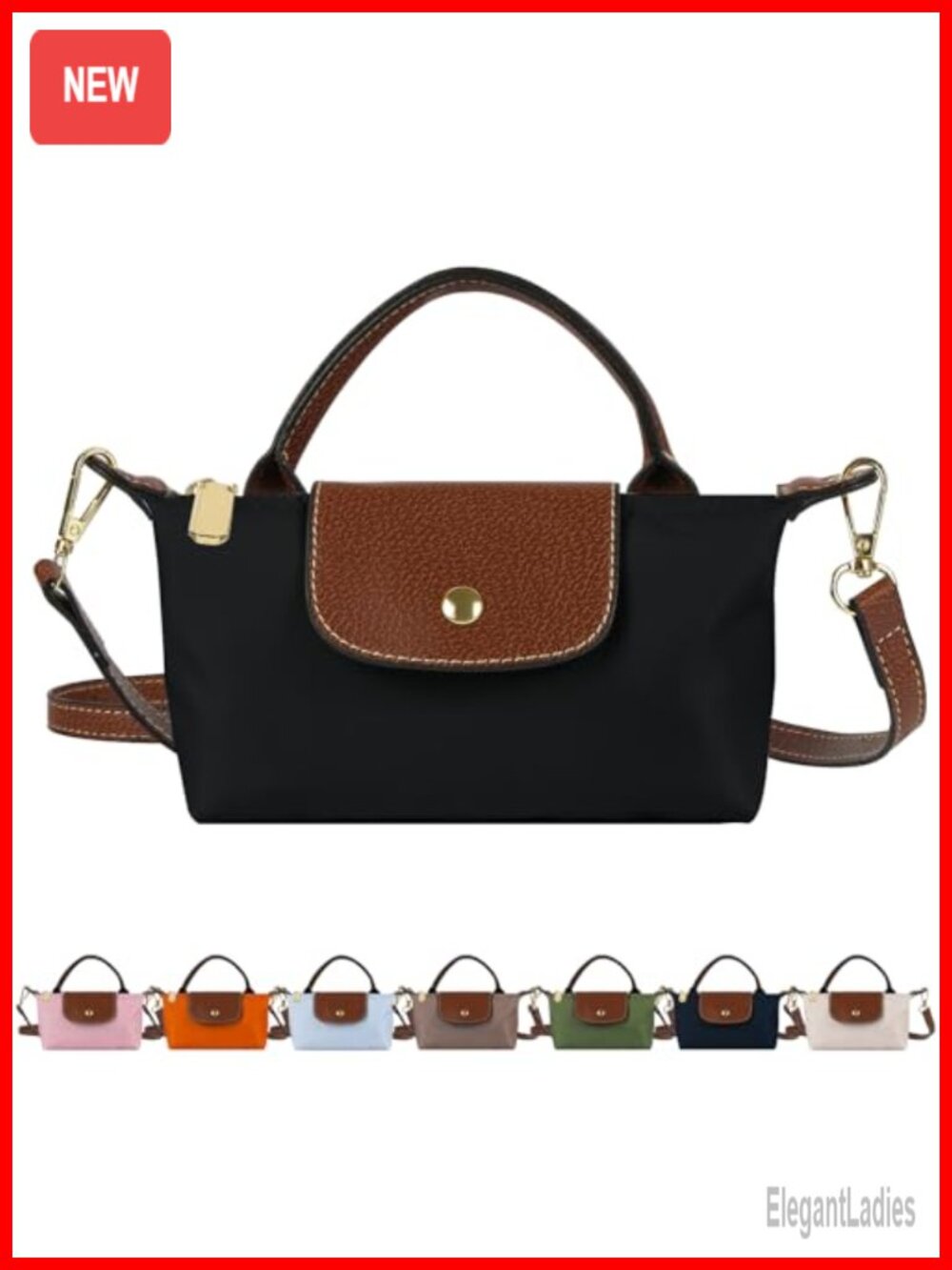 Mini Crossbody Sling Bag Square Lightweight Daily Small Purse